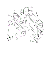 Fender / Control Cable parts for Snapper Rear-Engine Riding Mower ZF2500K from AppliancePartsPros.com