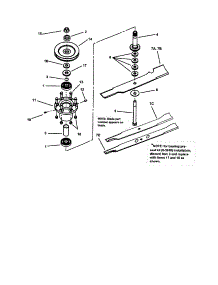 Cutting Housing parts for Snapper Rear-Engine Riding Mower ZF2501KH from AppliancePartsPros.com