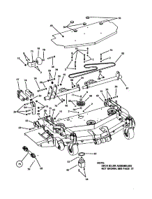 52" Mower Deck Pg 2 parts for Snapper Rear-Engine Riding Mower ZF2501KH from AppliancePartsPros.com
