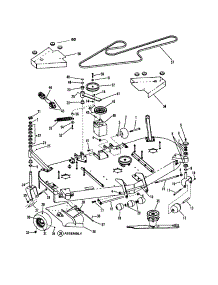 73" Mower Deck Pg 2 parts for Snapper Rear-Engine Riding Mower ZF2501KH from AppliancePartsPros.com