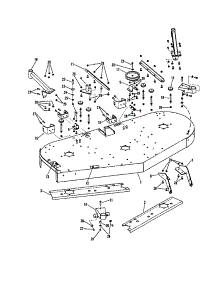 73" Mower Deck Sub-Assembly parts for Snapper Complete Deck ZF5200M from AppliancePartsPros.com
