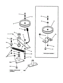 52" / 61" Deck Idler Assembly parts for Snapper Complete Deck ZF5201M from AppliancePartsPros.com