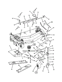 61" Mower Deck parts for Snapper Complete Deck ZF6100M from AppliancePartsPros.com