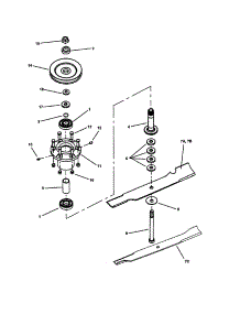 Cutter Housing parts for Snapper Complete Deck ZF6100M from AppliancePartsPros.com