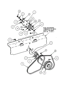 Upper Drive Shaft parts for Snapper Complete Deck ZF6100M from AppliancePartsPros.com