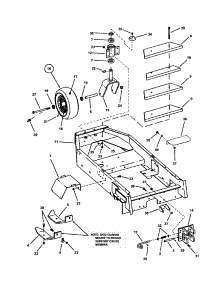 Lower Chassis / Caster Wheel parts for Snapper Complete Deck ZF7302M from AppliancePartsPros.com