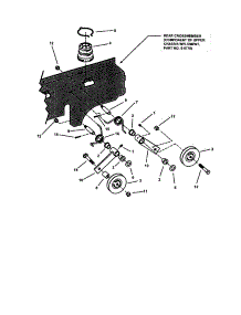 Traction Drive Idler parts for Snapper Complete Deck ZF7302M from AppliancePartsPros.com