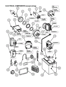 Electrical (Except Wiring) parts for Snapper Complete Deck ZF7302M from AppliancePartsPros.com