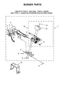 Burner Parts parts for Crosley Dryer ZGD7009GW0 from AppliancePartsPros.com