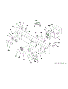 Control Panel parts for Ge Gas Range ZGP364LDN1SS from AppliancePartsPros.com