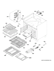 Oven Cavity Parts parts for Ge Gas Range ZGP364LDN1SS from AppliancePartsPros.com
