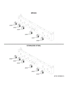 Monogram Customization parts for Ge Gas Range ZGP364NDT1SS from AppliancePartsPros.com