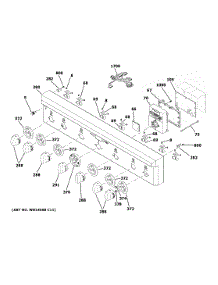 Control Panel parts for Ge Gas Range ZGP366NN1SS from AppliancePartsPros.com