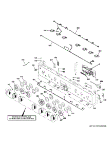 Control Panel parts for Ge Gas Range ZGP366NT1SS from AppliancePartsPros.com