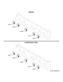 Monogram Customization parts for Ge Gas Cooktop ZGU364NDT2SS from AppliancePartsPros.com