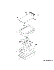 Griddle Assembly parts for Ge Gas Cooktop ZGU364NDT2SS from AppliancePartsPros.com