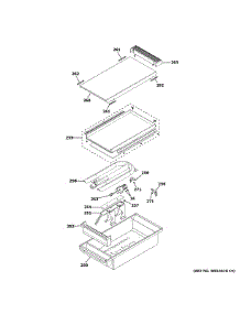Griddle Assembly parts for Ge Gas Cooktop ZGU486NDT2SS from AppliancePartsPros.com