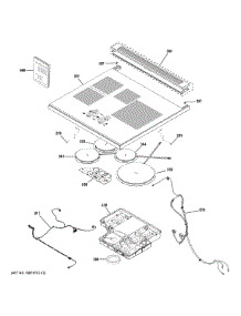 Cooktop parts for Ge Electric Wall Oven ZHP304ETV1SS from AppliancePartsPros.com