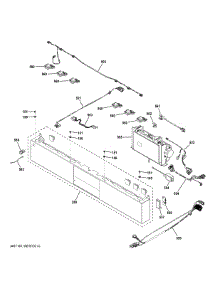 Control Panel parts for Ge Electric Wall Oven ZHP365ETV1SS from AppliancePartsPros.com