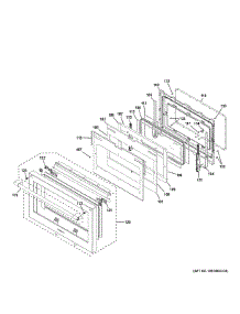 Door Assembly parts for Ge Electric Wall Oven ZHP365ETV1SS from AppliancePartsPros.com