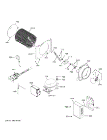 Machine Compartment parts for Ge Bottom-Mount Refrigerator ZIC360NNHRH from AppliancePartsPros.com