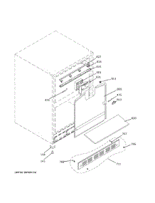 Cabinet & Shelves parts for Ge Drawer & Bin ZIDS240NDSS from AppliancePartsPros.com