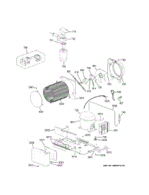 Machine Compartment parts for Ge Upright Freezer ZIFS360NPBLH from AppliancePartsPros.com