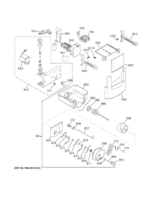 Ice Maker & Dispenser parts for Ge Side-By-Side Refrigerator ZISB420DNHII from AppliancePartsPros.com