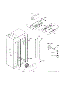 Fresh Food Section parts for Ge Side-By-Side Refrigerator ZISB480DNHII from AppliancePartsPros.com