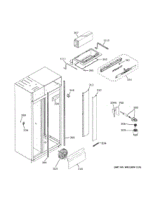 Fresh Food Section parts for Ge Side-By-Side Refrigerator ZISS420DPBSS from AppliancePartsPros.com