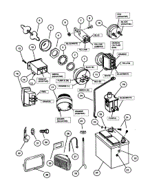 Electrical Components (Except Wiring) parts for Snapper Rear-Engine Riding Mower ZM2501KH from AppliancePartsPros.com