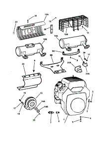 Engine Sub-Assembly parts for Snapper Rear-Engine Riding Mower ZM6102M from AppliancePartsPros.com