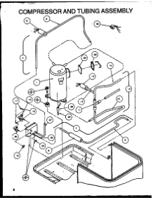 Compressor And Tubing Assembly (Zrcf24u01d / P1104301c) (Zrcf30u01d / P1104302c) (Zrcf36u01d / P1104303c) (Zrcf36u01e / P1104306c) parts for Amana Central Air Conditioner ZRCF30U01D/P1104302C from AppliancePartsPros.com