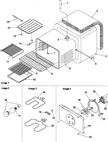 Cavity parts for Amana Electric Range ZRRSC8050WW-P1130675NWW from AppliancePartsPros.com