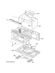 Oven Cavity Parts parts for Ge Microwave/Hood Combo ZSA1202J4SS from AppliancePartsPros.com