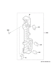 Latch Board Parts parts for Ge Microwave/Hood Combo ZSA1202P1SS from AppliancePartsPros.com