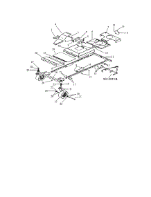 Frame parts for Swisher Rear-Engine Riding Mower ZT18542 from AppliancePartsPros.com