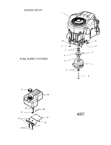 Engine / Fuel Supply parts for Swisher Rear-Engine Riding Mower ZT2250 from AppliancePartsPros.com
