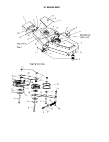Mowing Deck / Deck Idler parts for Swisher Rear-Engine Riding Mower ZT2250 from AppliancePartsPros.com