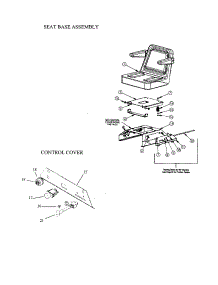 Seat Base / Control Cover parts for Swisher Rear-Engine Riding Mower ZT250 from AppliancePartsPros.com