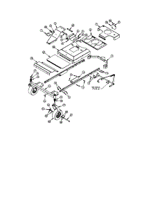Frame parts for Swisher Rear-Engine Riding Mower ZT250 from AppliancePartsPros.com