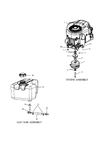 Engine / Gas Tank parts for Swisher Rear-Engine Riding Mower ZT2560 from AppliancePartsPros.com