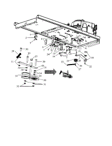 Deck Hardware parts for Swisher Rear-Engine Riding Mower ZT2560 from AppliancePartsPros.com