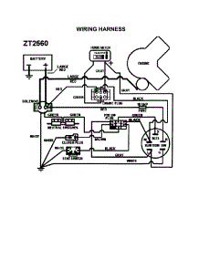 Wiring Harness parts for Swisher Rear-Engine Riding Mower ZT2560 from AppliancePartsPros.com