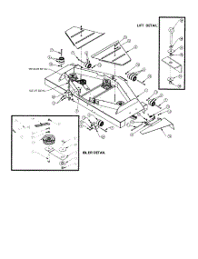 Chute Mount / Discharge Chute / Idler parts for Swisher Rear-Engine Riding Mower ZT2660 from AppliancePartsPros.com