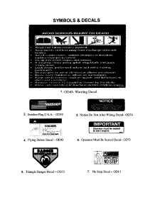 Symbols / Decals parts for Swisher Rear-Engine Riding Mower ZT2660 from AppliancePartsPros.com