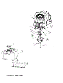 Engine / Fuel Tank parts for Swisher Rear-Engine Riding Mower ZT2760 from AppliancePartsPros.com