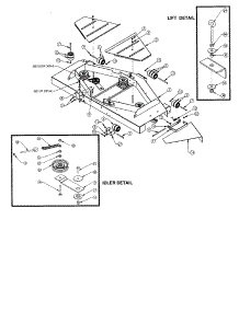 Deck Weldment parts for Swisher Rear-Engine Riding Mower ZT2760 from AppliancePartsPros.com