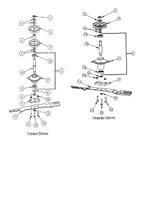Center & Outside Drivers parts for Swisher Rear-Engine Riding Mower ZT2766KZ from AppliancePartsPros.com