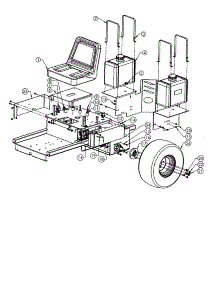 Seat / Tire / Gas Tank parts for Swisher Rear-Engine Riding Mower ZT2766KZ from AppliancePartsPros.com